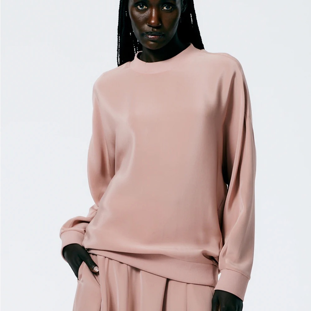 Tibi Blush Pink Blouse